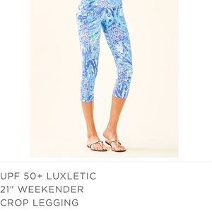 RARE: Discontinued Lilly Weekender Crop Leggings